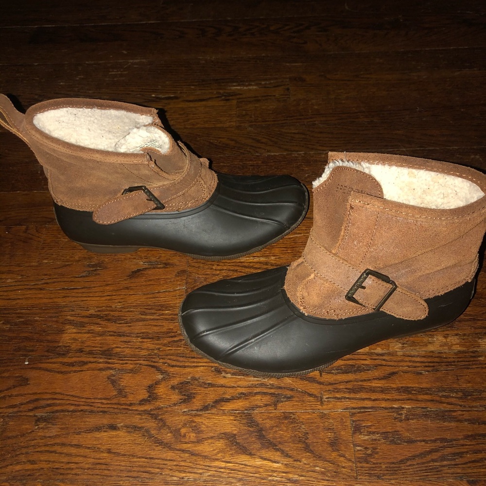 Women’s Sperry Top-Sider Faux Fur Rubber Boots